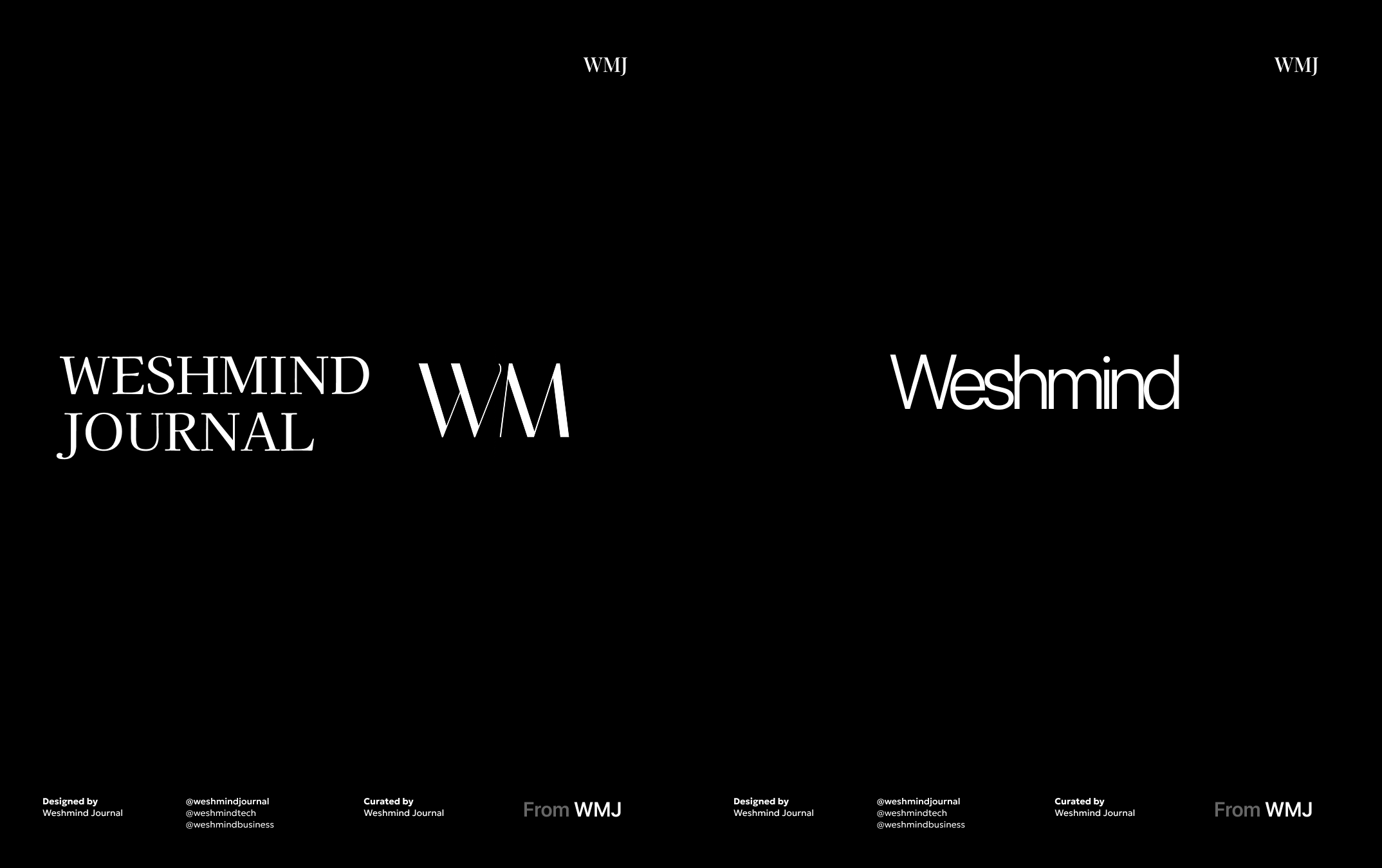 Weshmind Journal — brand identity